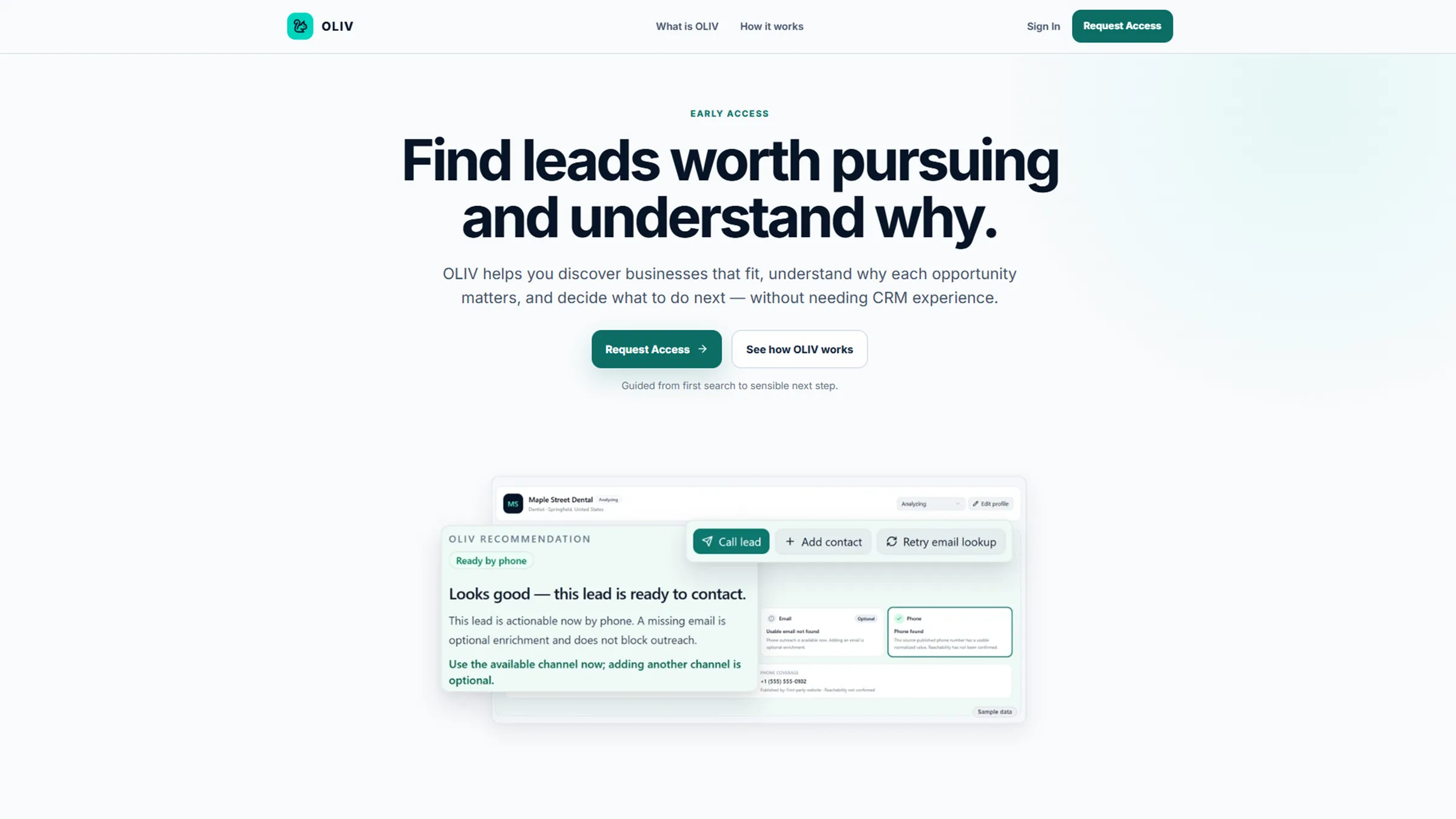 OLIV Lead Discovery